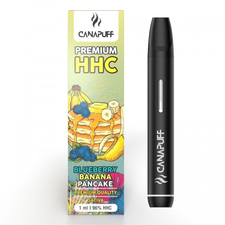 BLUEBERRY BANANA PANCAKE 96% HHC - Disposable vape pen 1ml – CanaPuff